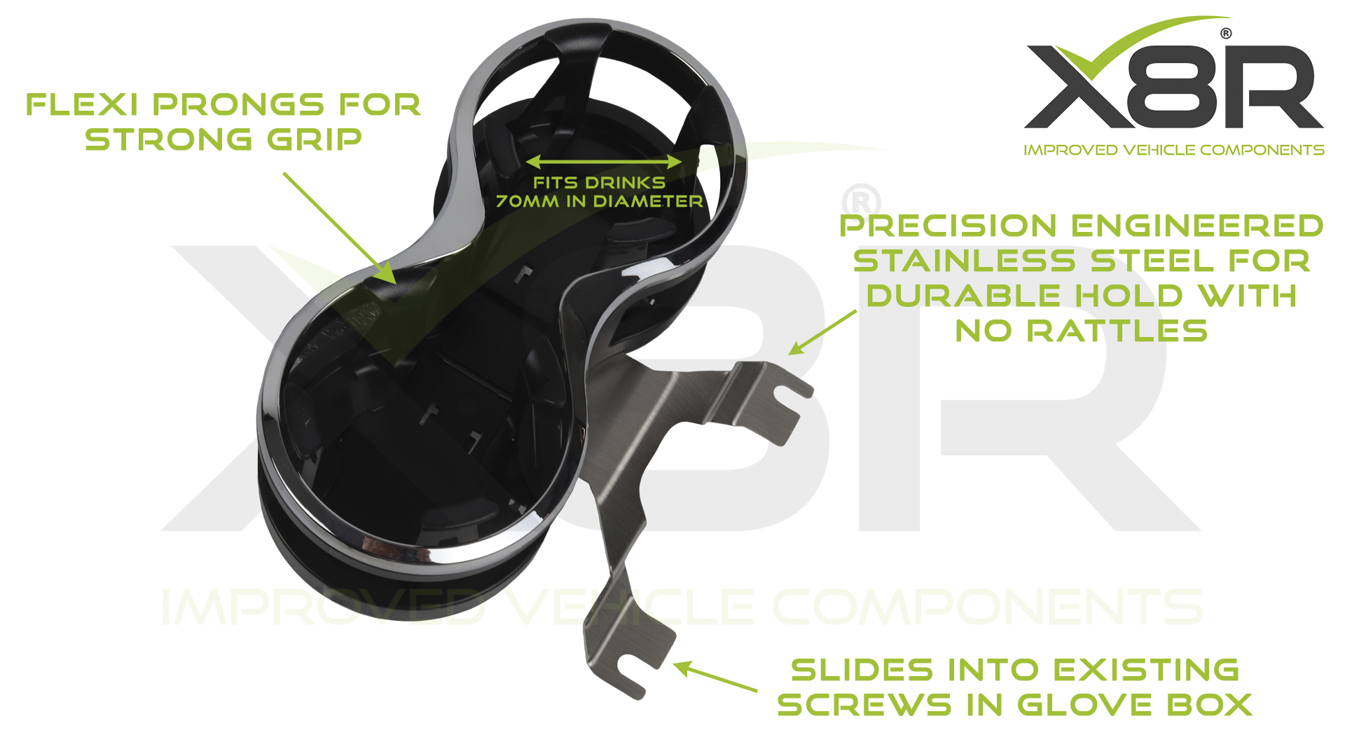 x8r ltd cup holder easy install